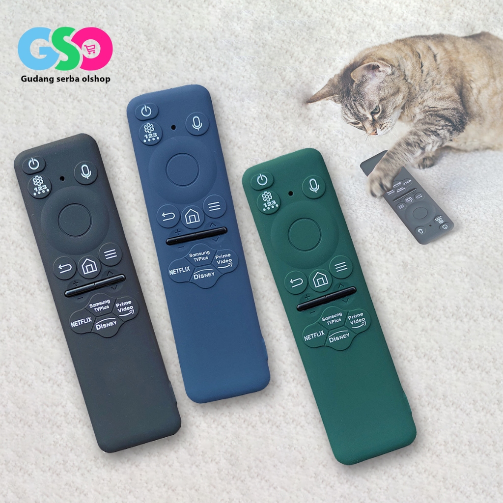Samsung CU8000 BN59-01232J 140*37mm TV Remote Protector เคสซิลิโคน
