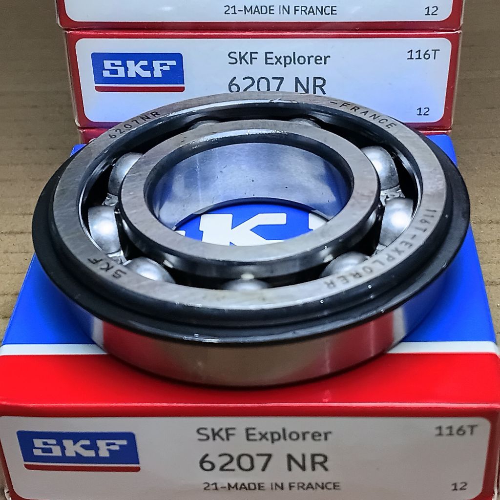BEARING 6207 NR SNAP RING 35x72x17mm SKF