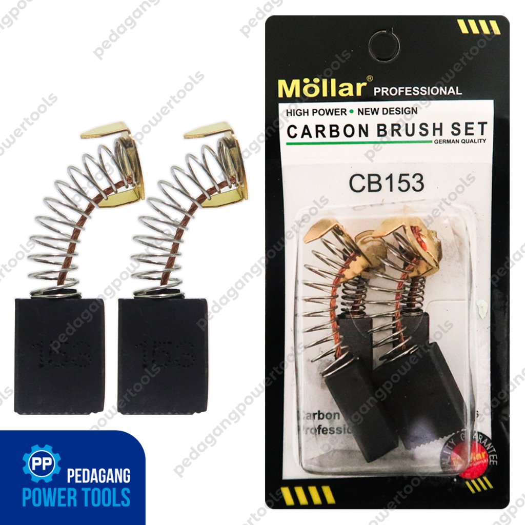 MESIN MOLLAR CB-153 CARBON BRUSH CHARCOAL SPUL BOSTEL SEPUL CB153 เครื่องเราเตอร์