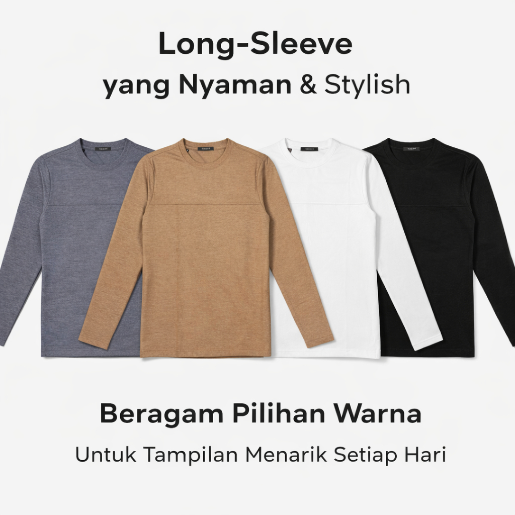 [AMM175] GS T shirt - เสื้อยืดผู้ชายแขนยาวแบรนด์ออริจินัล