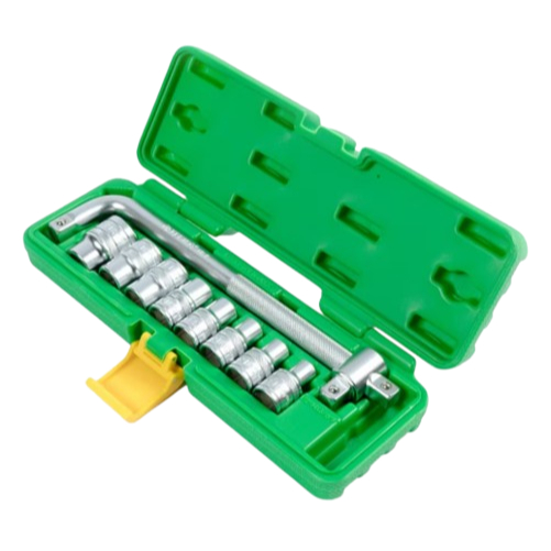 TEKIRO SOCKET WRENCH SET 1/2" (10PCS) 8-24MM (12PT) (6PT)