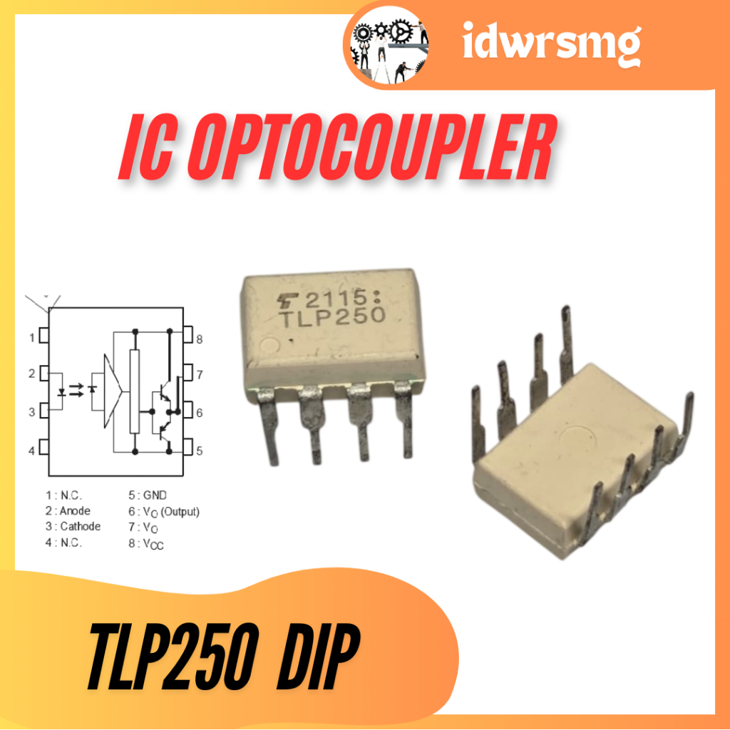 TLP250 DIP 8pin Optosulator Power MOSFET IGBT Gate Driver TLP 250