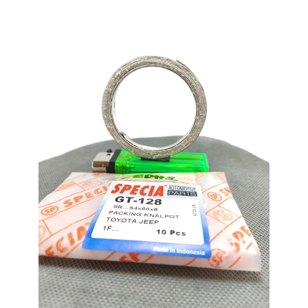 Toyota Hardtop 1F ปะเก็นไอเสียขนาด: 54x68x6mm เก่า Toyota Hardtop Exhaust Ring 1F GT-128 ขนาด 8R Spe