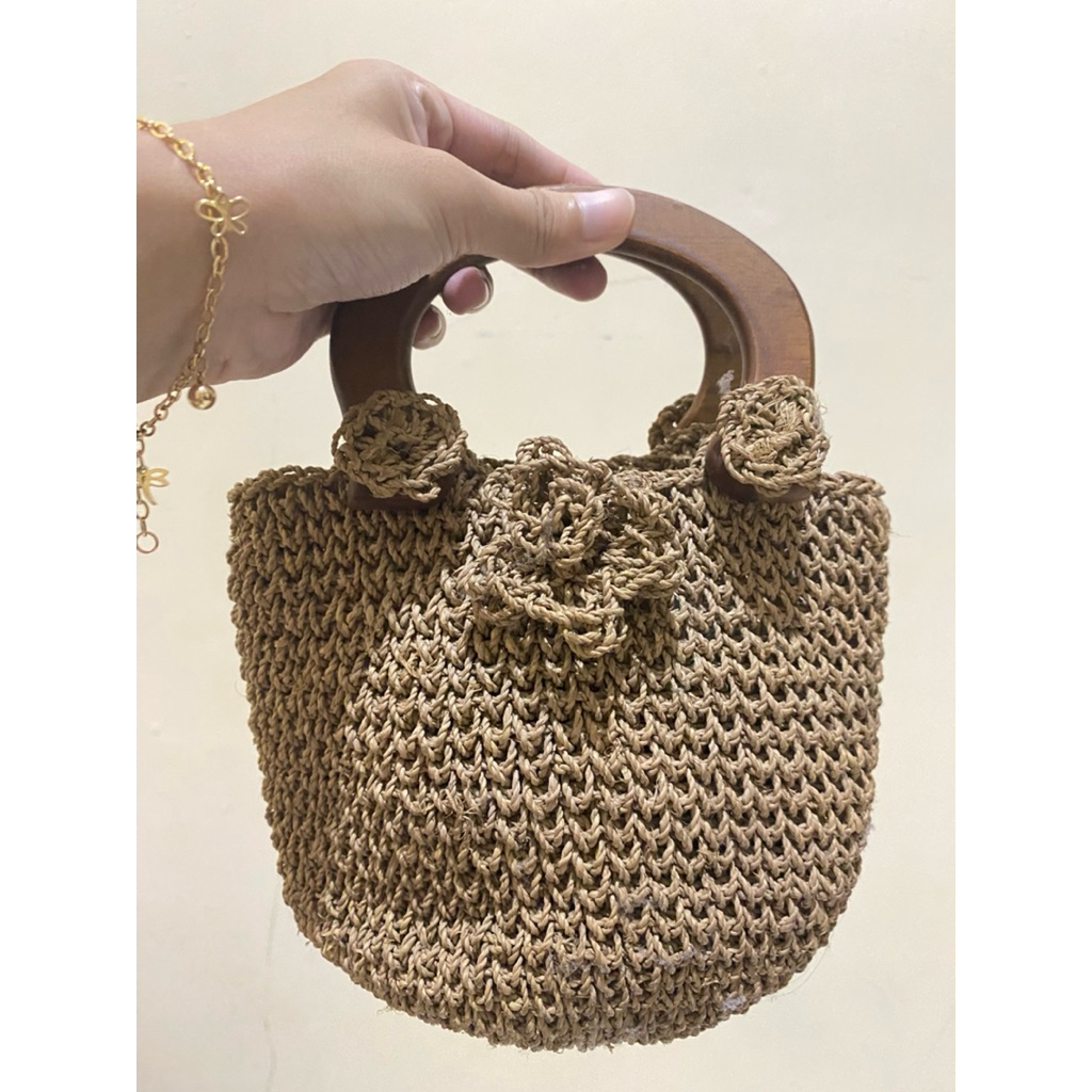 PRELOVE MINI RATTAN BAG