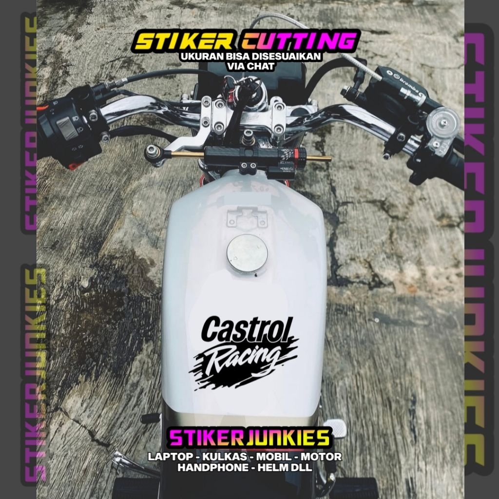 RX KING YAMAHA LOGO 4 CUTING TANK STICKER