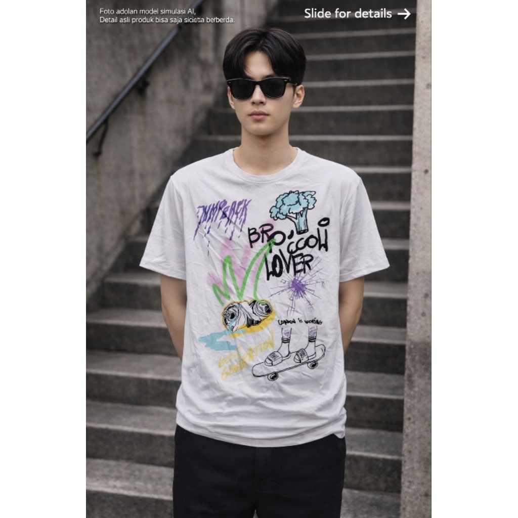 เสื้อยืด Z*RA 0R1 ไซส์ S fit M (P68 x L47)