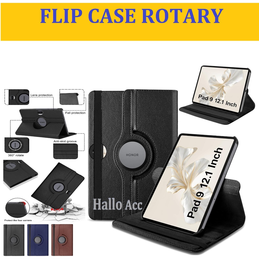 เคส Honor Pad 9 / Honor Pad 9 12.1 2023 เคสฝาพับแบบหมุน