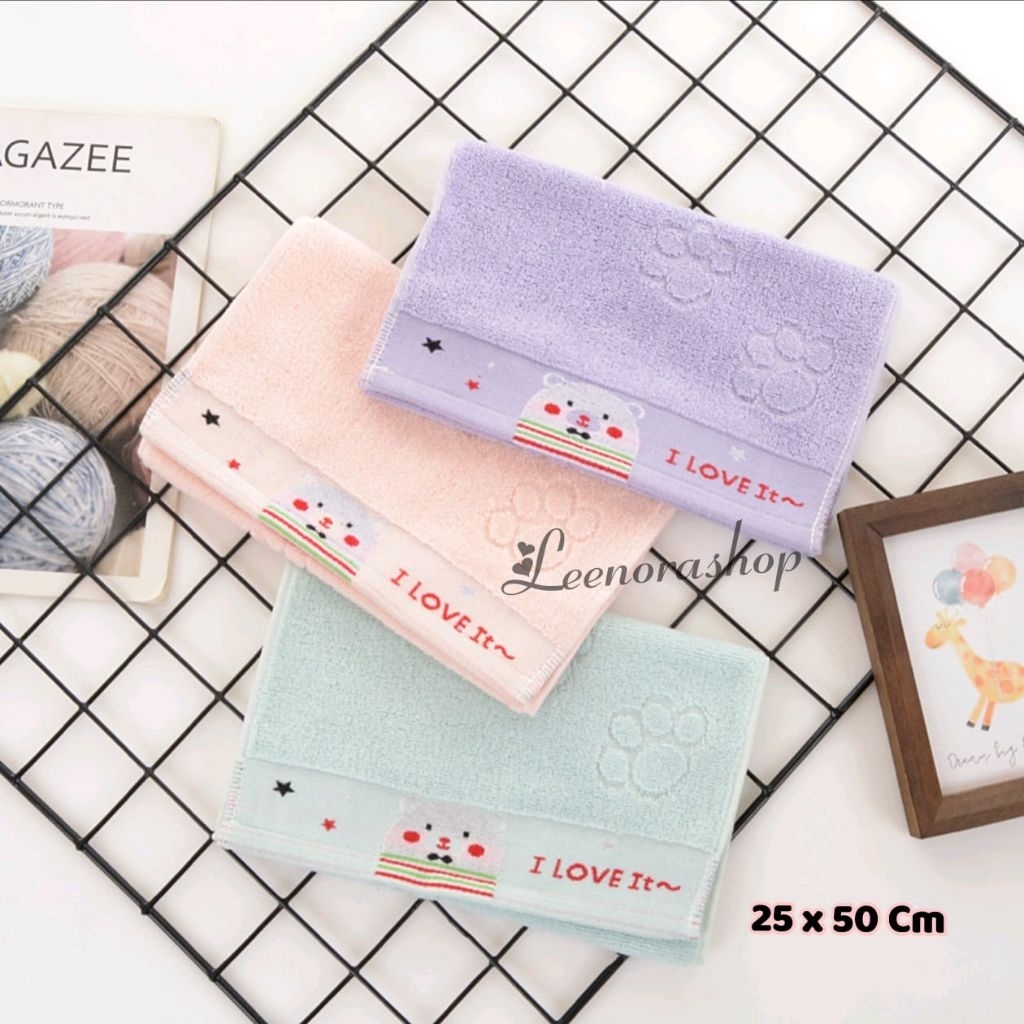 Sport BEAR 25x50 Gift Towel Soft BEAR Face Towel