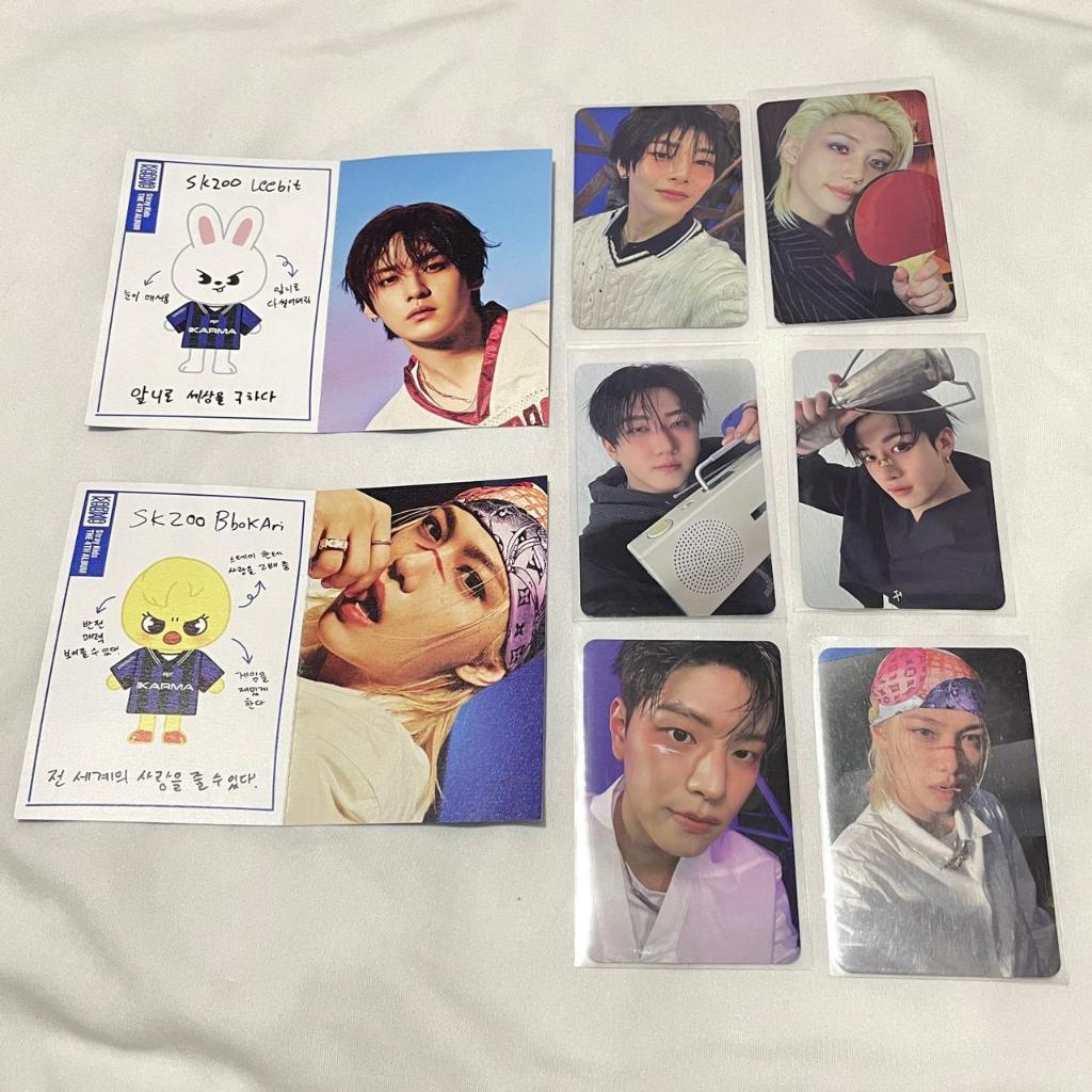 OFFICIAL PHOTOCARD KARMA STRAY KIDS (ceremony, Hooray, Compact, Karma limited ver, Accordion ver, Sk