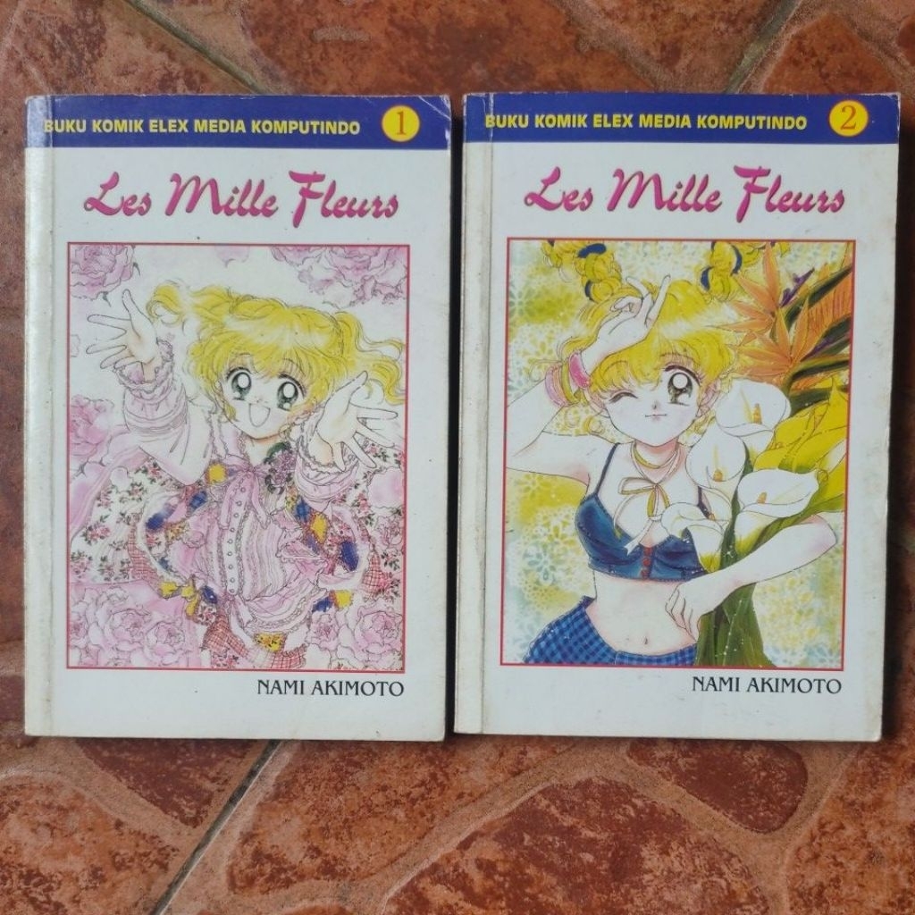 ELEX MEDIA COMIC " LES MILLE FLUERS" NUMBER; 1 & 2 สมบูรณ์โดย: NAMI AKMOTO