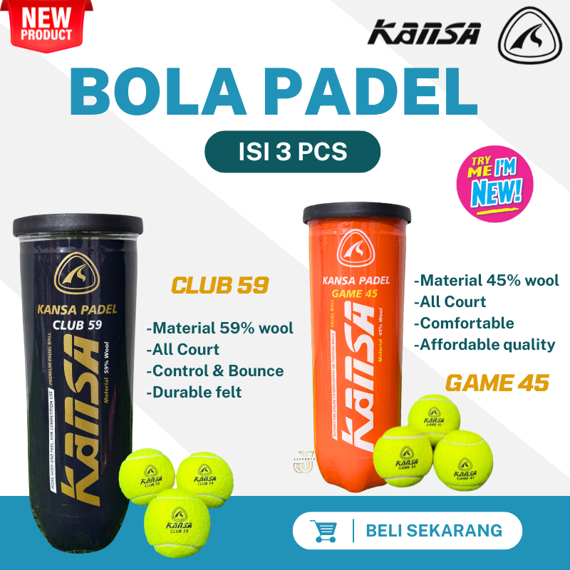 Kansa Game Padel Ball 45 Kansa Club 59 Allcourt Padel Ball เนื้อหา 3
