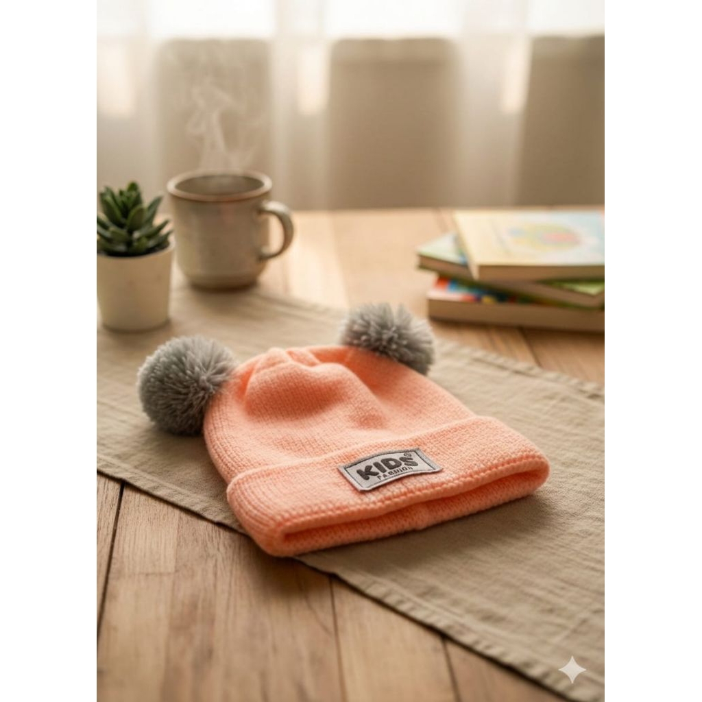 NB-1.5 Years Old Double Pompom รุ่นใหม่ล่าสุด