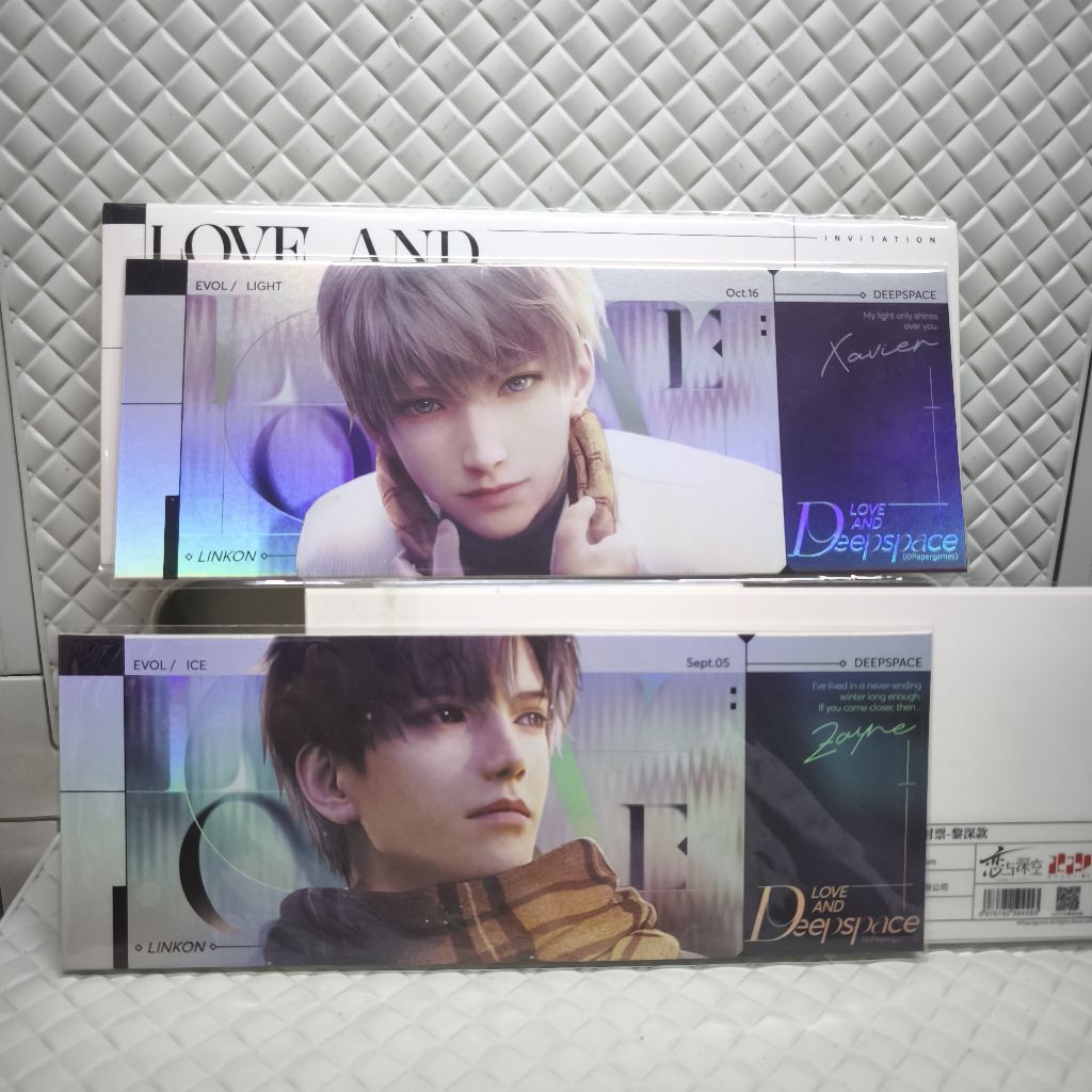 สินค้าอย่างเป็นทางการจํานวนจํากัด ตั๋วเลเซอร์ Zayne และ Deepspace