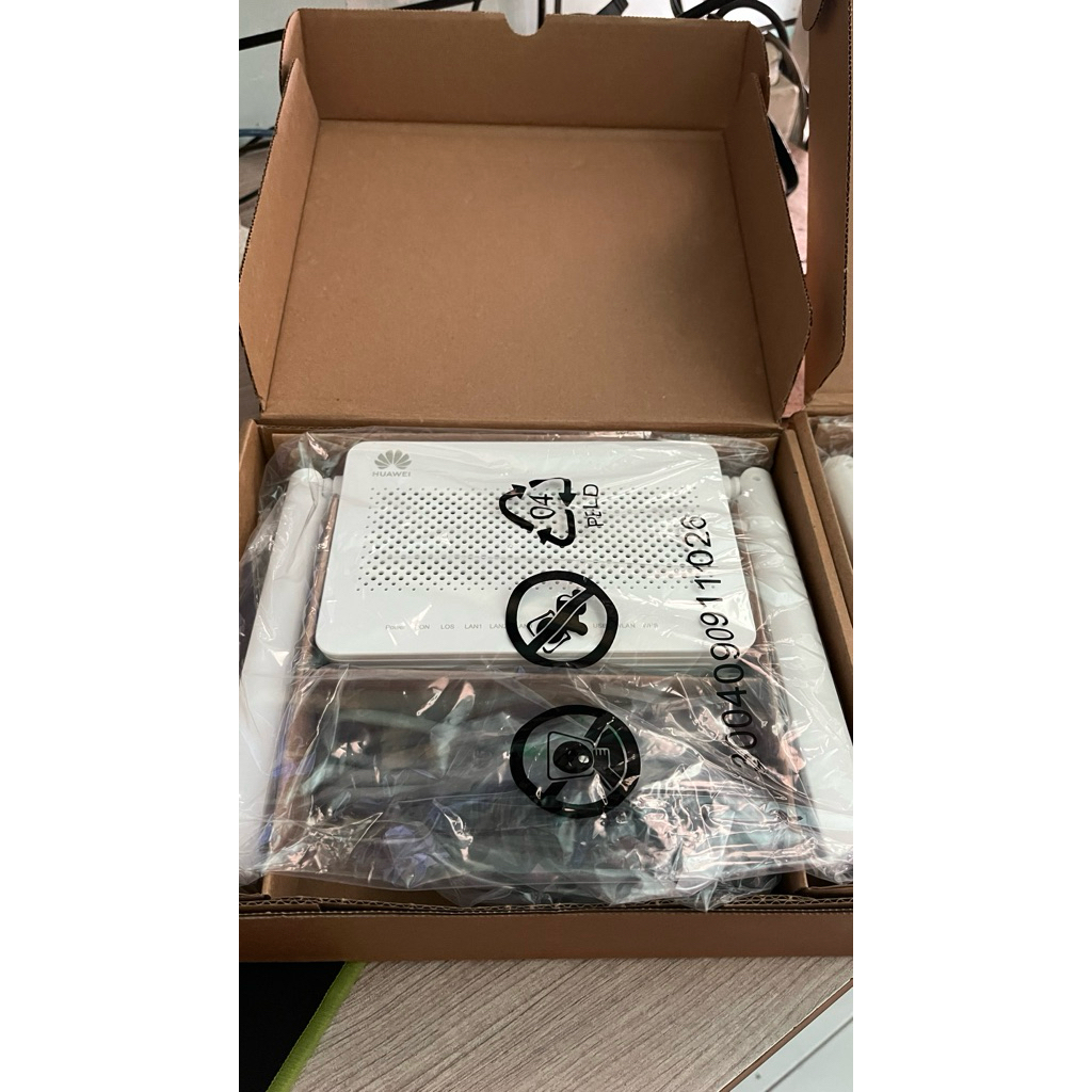 HIJAU ใหม่ HUAWEI GPON ROUTER 5v5 พอร์ตสีเขียว