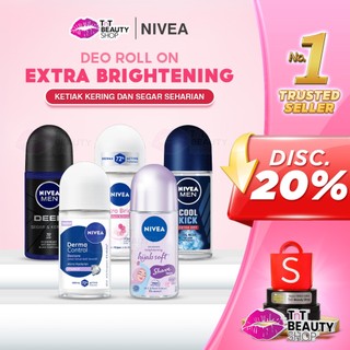 NIVEA Deodorant Roll On 50ml Series Men Women Brightening Black White Hijab Fresh | TnT Beauty