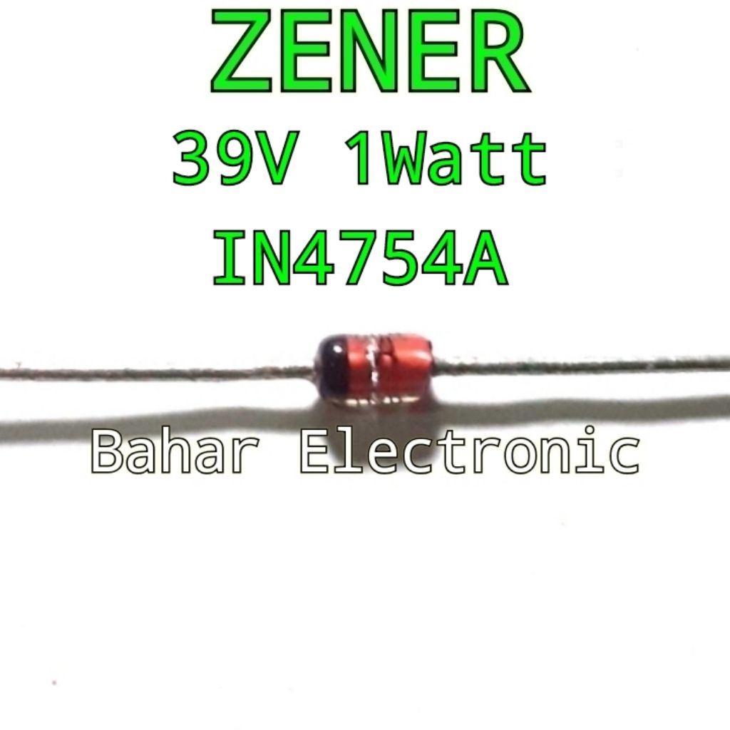 Zener Diode 39V 1W IN4754A ราคาต่อ 5 ชิ้น