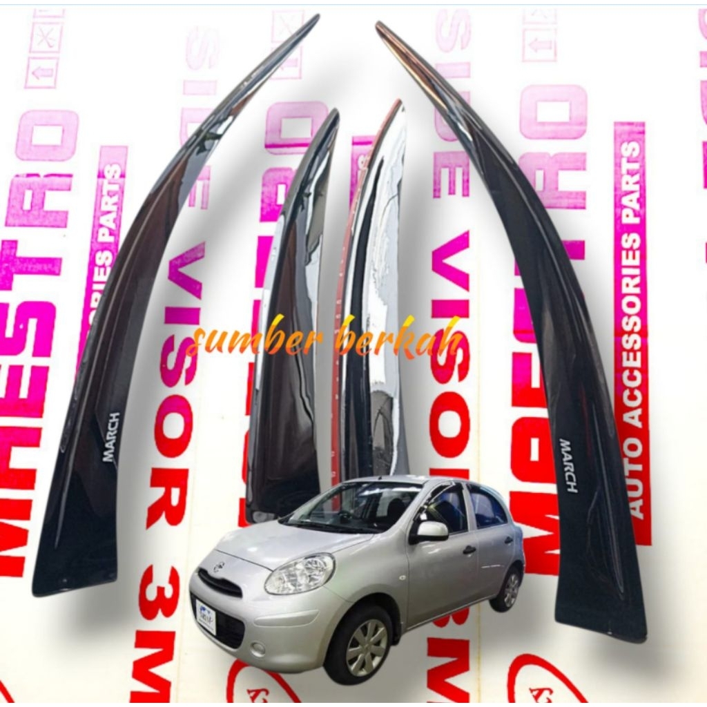 การ์ดน้ํา NISSAN MARCH SLIM 2010 ถึง 2020 4 ประตู