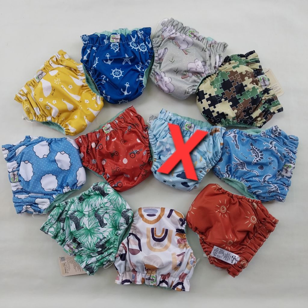 Clodi Ningrat AIO & Drypant All In One ผ้าอ้อมใส่ Nyatu | ผู้จัดจําหน่ายผ้าอ้อมผ้านํากลับมาใช้ใหม่ N