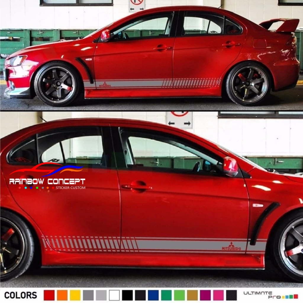 MITSUBISHI สติ๊กเกอร์สติ๊กเกอร์ miitsubishi lancer xpander oajero xpander cross Destinator รายชื่อต้