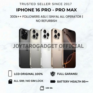 iPHONE 16 pro - iP 16 Pro max  128gb - 512gb Lcd Original 100% Fullset No Refurbish