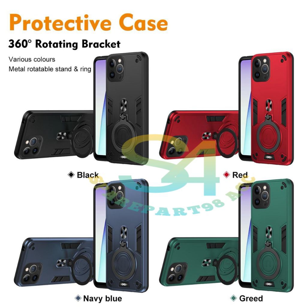 Xiaomi Redmi 17/ Mi 17 pro / Mi 17 pro maxCase Robot Fiber Ring 360 Ring Case Pro Camera