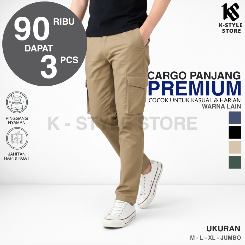 MENS CARGO PANTS 90 THOUSAND GET PCS สําหรับ EID AL-FITR