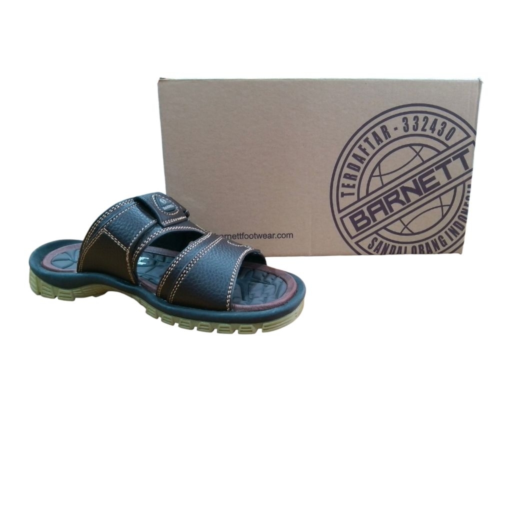 BARNETT GRAND TOP MAX 08 / รองเท้าแตะผู้ชาย หนังสังเคราะห์ลําลองแบบสวม Barnett ดั้งเดิม