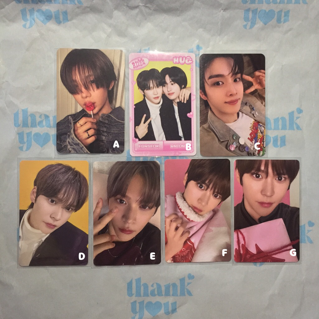 [READY] photocard poca pc riize shotaro eunseok sungchan anton
