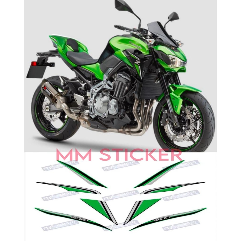 สติ๊กเกอร์ Kawasaki Z900 Striping 2017 - 2019
