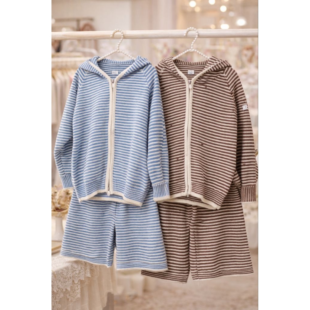 HODIE STRIPED KNIT SET (140 & 150)