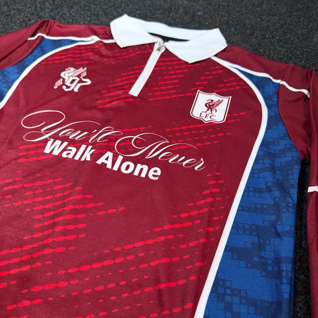 MFZ-RETRO LIVERPOOL LONGSLEEVE FANTASY JERSEY ZIPPER