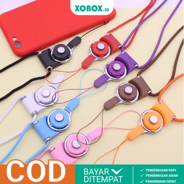 สายสร้อยคอ HP GANTUNAL 2-in-1, ที่วางโทรศัพท์มือถือ, Nametagแบบห้อยคอ, Flashdisk, สายคล้องบัตร Id, ก