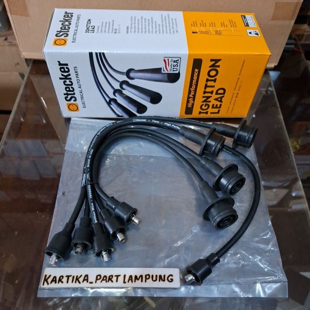 สายหัวเทียน/สายไฟ/Toyota Kijang 4K ปี 1981-1986/Super 5K Fuse 1986-1997/Socker ยี่ห้อ S-TCC-002 (90919-21070)