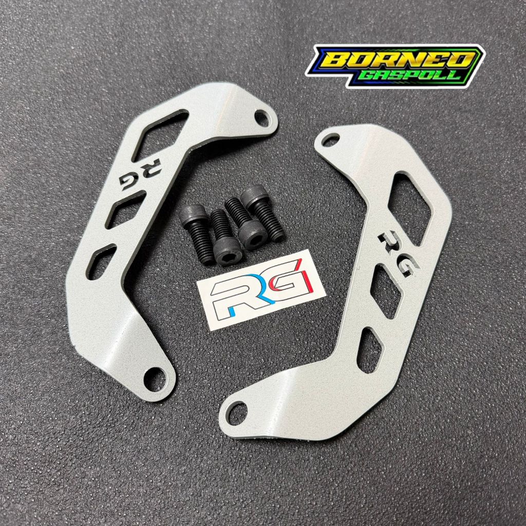 SILVER BRACKET AEROX ALPHA TURBO 2025 BRACKET AEROX ALPHA 2025 BRACKET AEROX MADE OF 3MM THICK IRON 