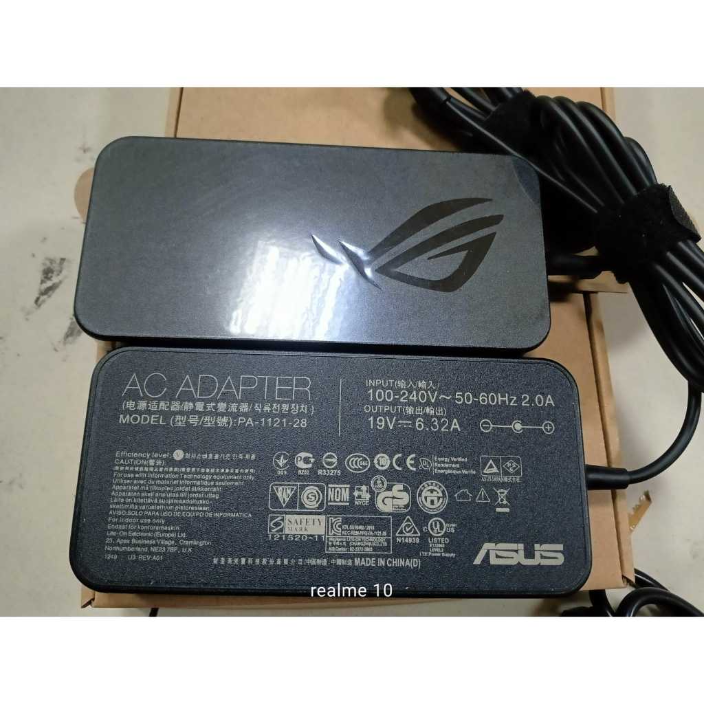 ASUS 120W 19V 6.32A 5.5*2.5 มม.อะแดปเตอร์ชาร์จแท้ Pa-1121 28 N500 N53S G50 N55