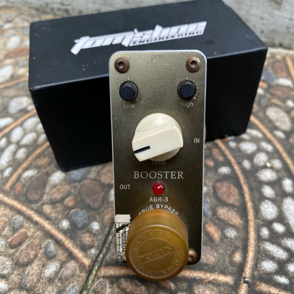 TOMSLINE ENGINEERING ABR3 BOOSTER MINI GUITAR EFFECT PEDAL