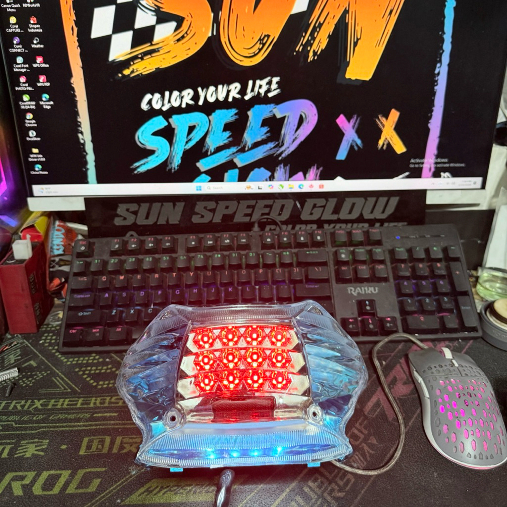 Stoplamp mini ขี้เกียจ 3D mio สปอร์ต/mio smile ราคา ถูกที่สุด ดีลบีเคเค แกลเลอรีภาพที่ 7
