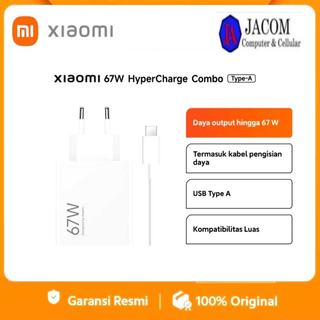 XIAOMI 67W/120W HYPERCHARGE COMBO TYPE A ที่ชาร์จดั้งเดิม