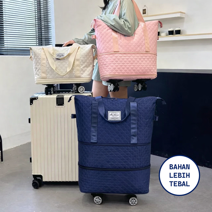 JUMBO 3-TIER WHEEL TRAVEL BAG / 3-TIER TRAVEL BAG / JUMBO TRAVEL BAG / DUFFEL BAG / DUFFLE BAG / NW 