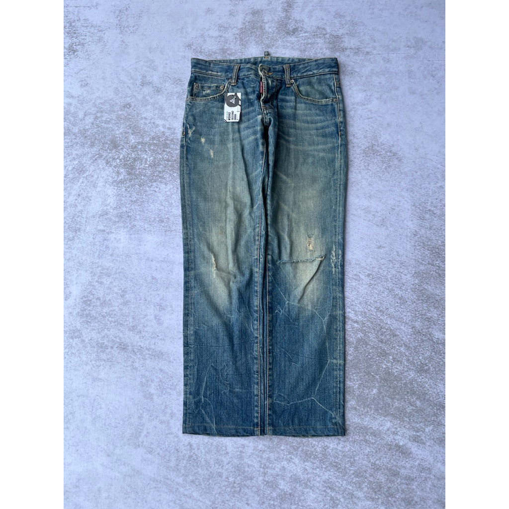 DSQUARED2 RIPPED JEANS SECOND