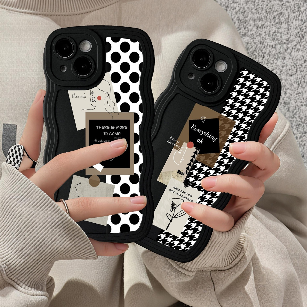 [X08] เคส Wave INFINIX SMART 6 7HD 8 HOT9 10S 30 30i 30PLAY 40PRO Softcase Soft Wavy Wave น่ารัก