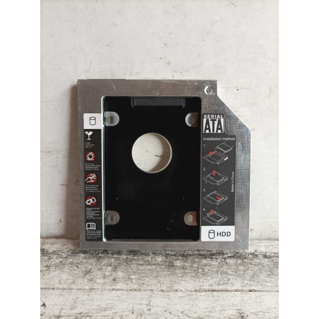 Ssd hdd caddy 9.5 มม. sata dvd slot ฮาร์ดดิสก์