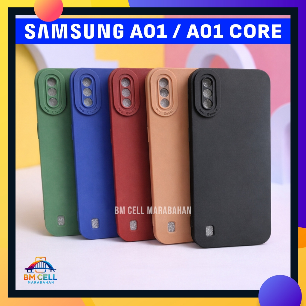 Samsung A01 M01 A01 Core M01 Core Softcase Macaron Silicone Premium Soft Elegant Matte Color
