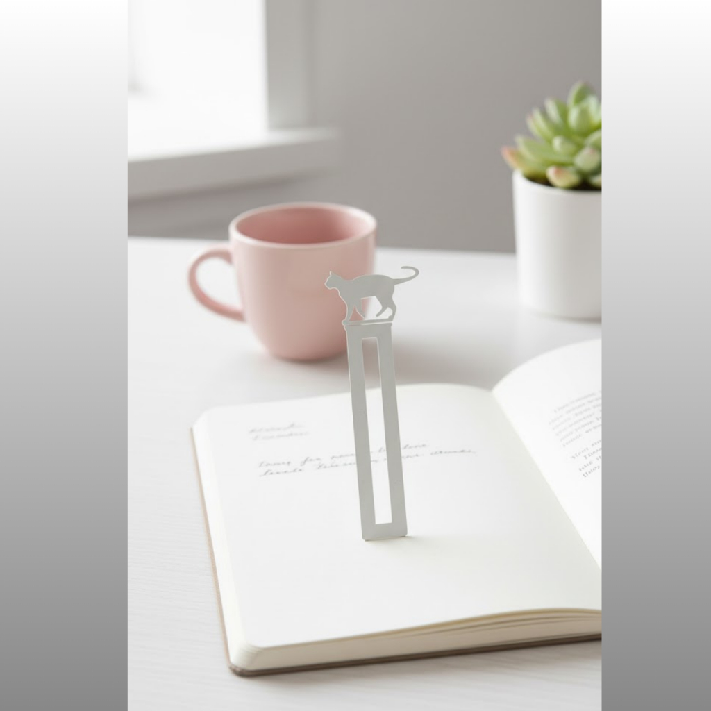 Walking Pose Cat Bookmark - BM 009 - ไม่แตกหักง่าย มีหลายสี