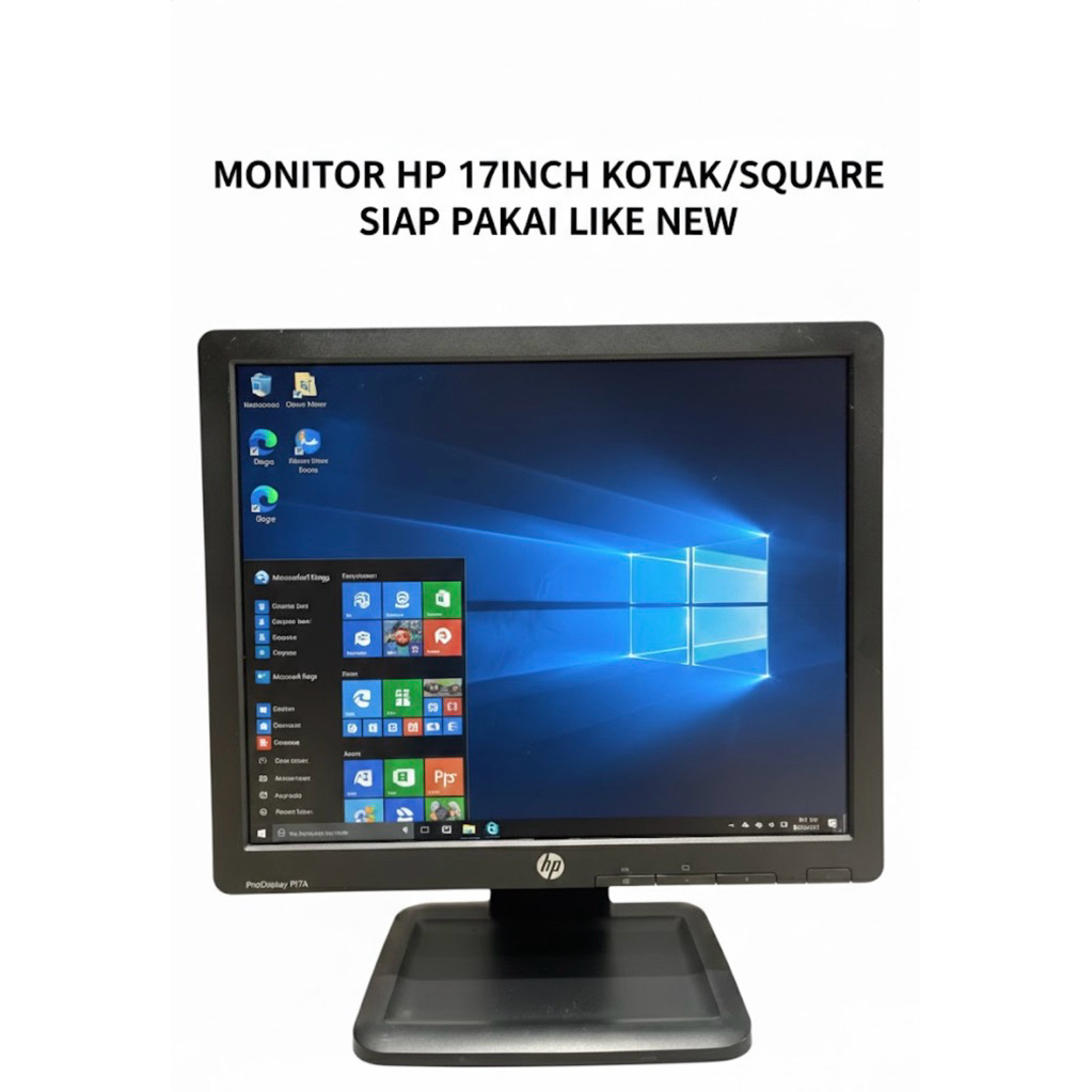 HP 17INCH SQUARE MONITOR LIKE ใหม่ NORMAL พร้อมใช้ T