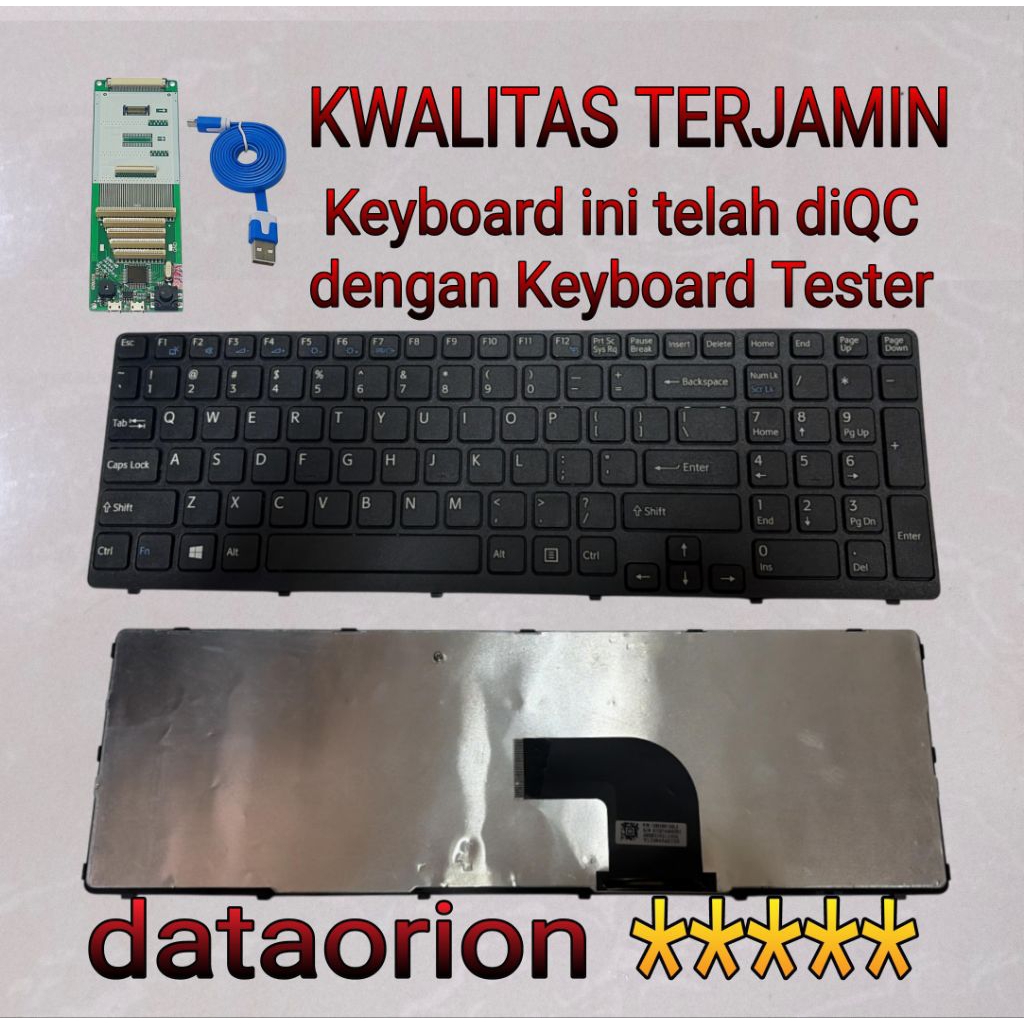 Sony SVE15 SVE151A SVE151B SVE151A11W SVE151B11W SVE151J11W SVE151G13W คีย์บอร์ด