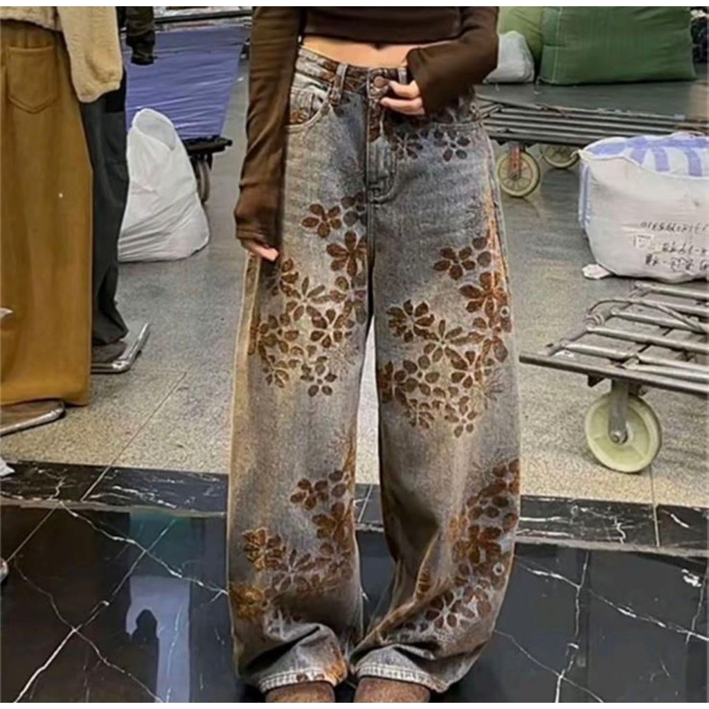 BAGGY JEANS กางเกงผู้หญิง