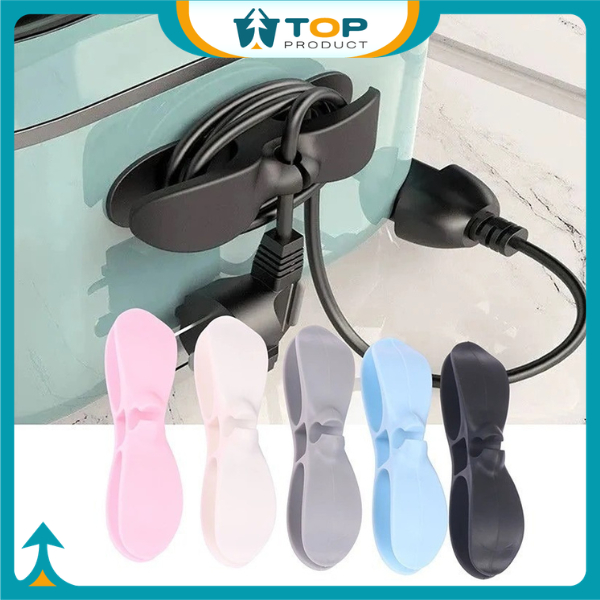RETAIL Cable Organizer Holder Cable Winder Stick-on Cable Holder Ribbon HM1048 - TP