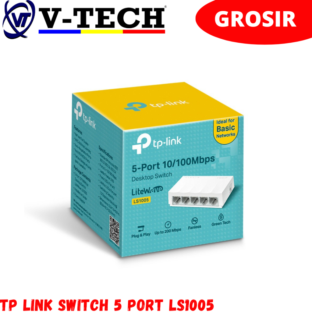 TP LINK SWITCH 5 PORT LS1005