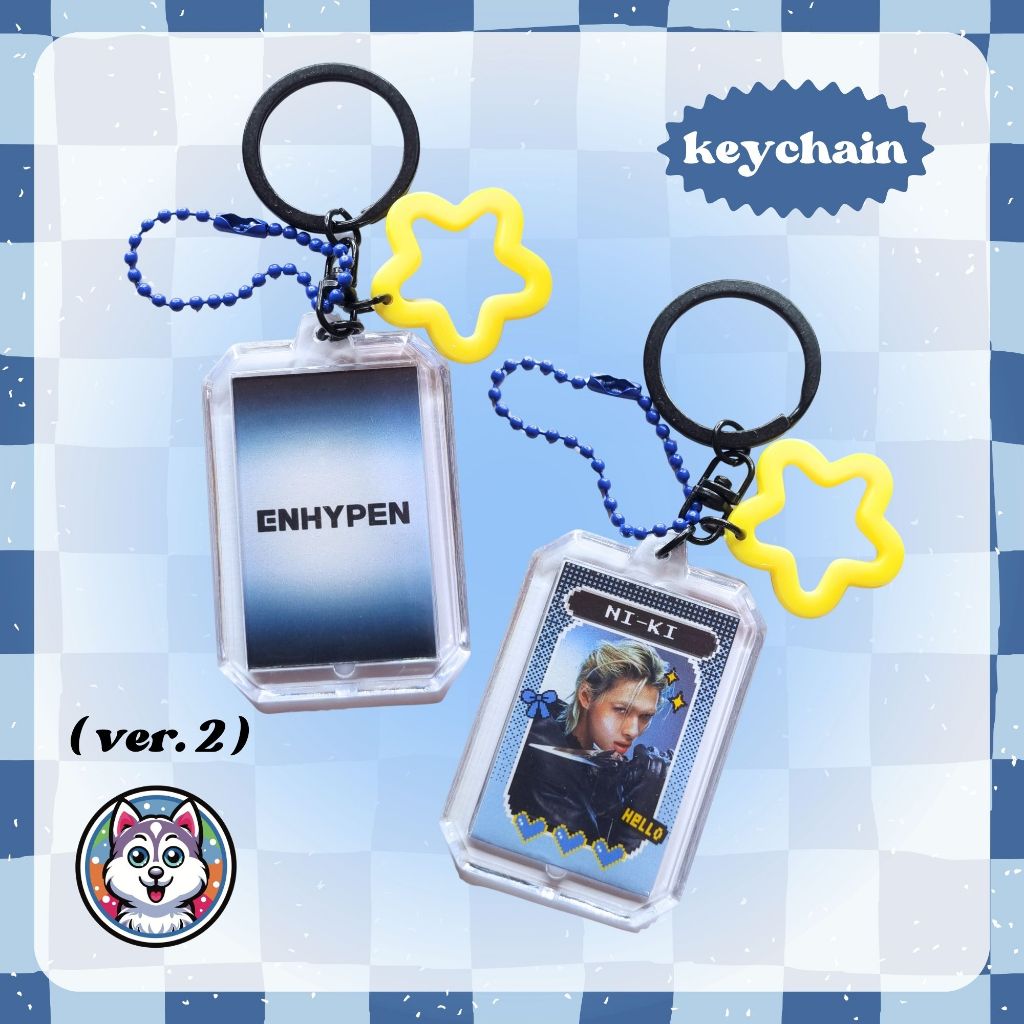 GANTUNGAN ENHYPEN พวงกุญแจอะคริลิค (EHYPEN kpop ฟรีพวงกุญแจอะคริลิคของขวัญเกาหลีน่ารัก)